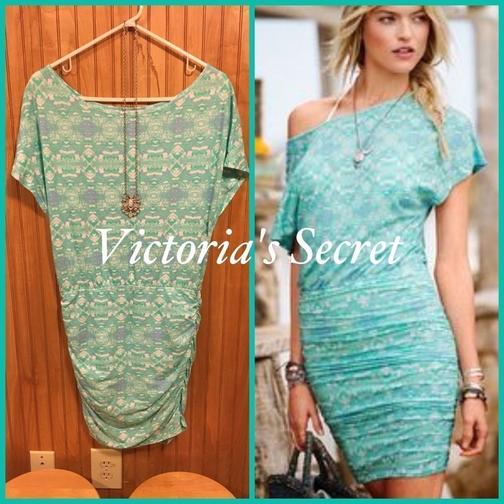 VS Shirred Off-the-Shoulder Dress Sz S
